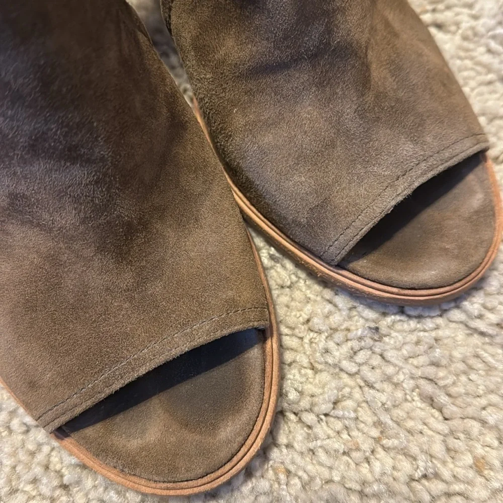 Vince Camuto Peep Toe Bootie Shoes